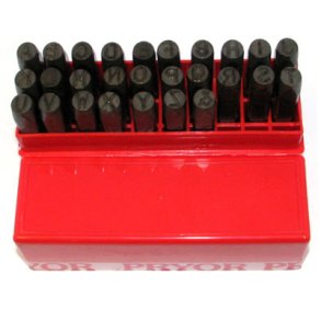 PRYOR Stlbogstavst 3mm A-Z (27stk)