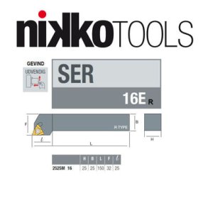 Stlholder GEV. SER 2525 M16