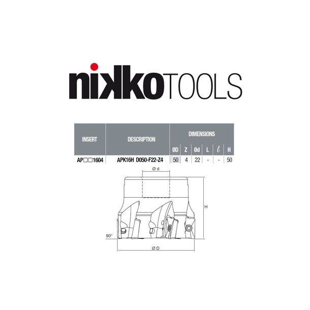 NIKKO Knivhoved �:50mm APK-16 Z: 4