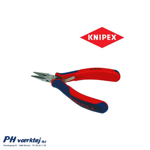 Elektronik spidstang lige Knipex 115mm