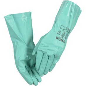 Gummihandske Nitril grn str 9