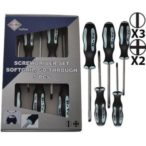 Skruetrkkerst m/geng.klinge (5 stk)