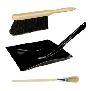 Håndkost / pensler / fejeblad