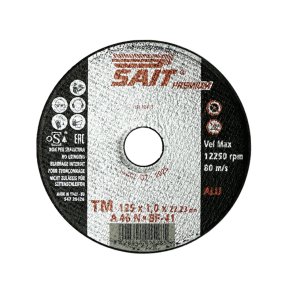 SAIT Skreskive 125x1.0mm - Aluminium