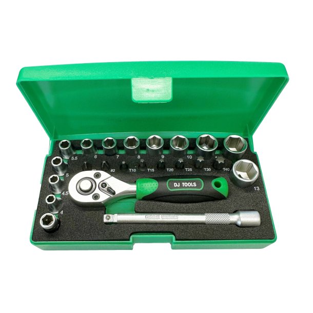 DJ TOOLS Top-/bitsst 1/4" (23 dele)