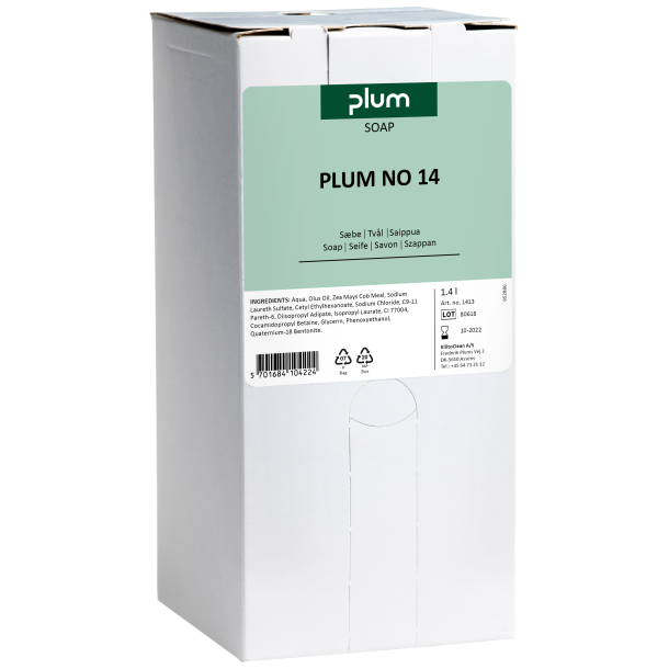 Plum No. 14 hndsbe 1,4 ltr. bag-in-box