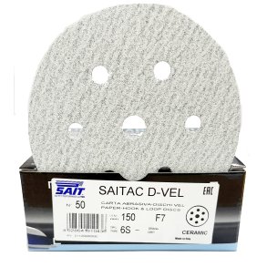 SAIT Fiberrondel Velkro 150 K120