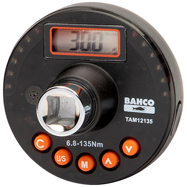 BAHCO Elektronisk vinkel-/momentmler TAM 1/2" 4kt 17-340Nm