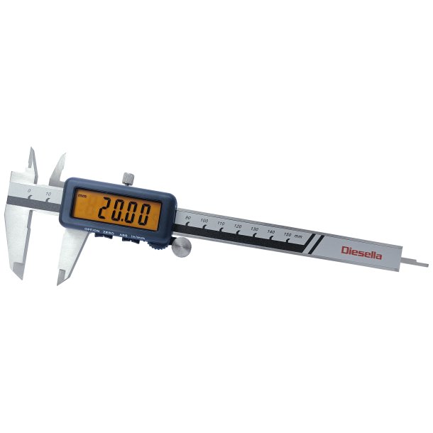 Digitalskydelre orange 0-150 x 0,01 mm