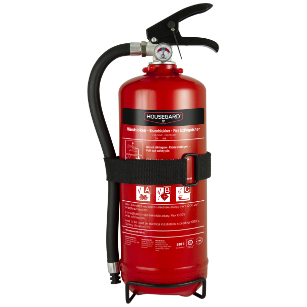 Housegard pulverslukker 2 kg