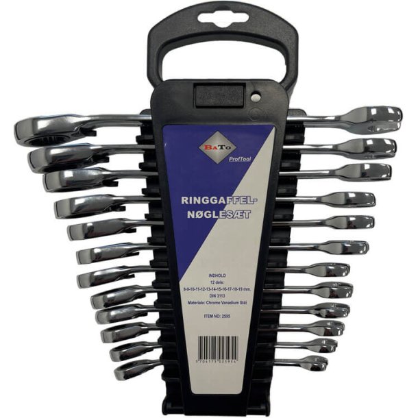 BATO Ringskralden�gles�t 8-19mm (12 dele)