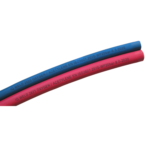 Svejseslange tvilling IQ Weld 6.3 x 8 mm