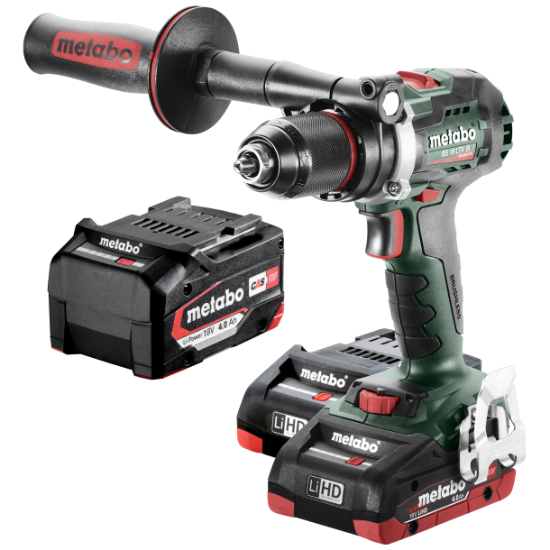 METABO akkuboremaskine BS 18 LTX BL I inkl. 2 &times; 18V 4,0 Ah LiHD + batteri 18V 4,0 Ah Li-Ion