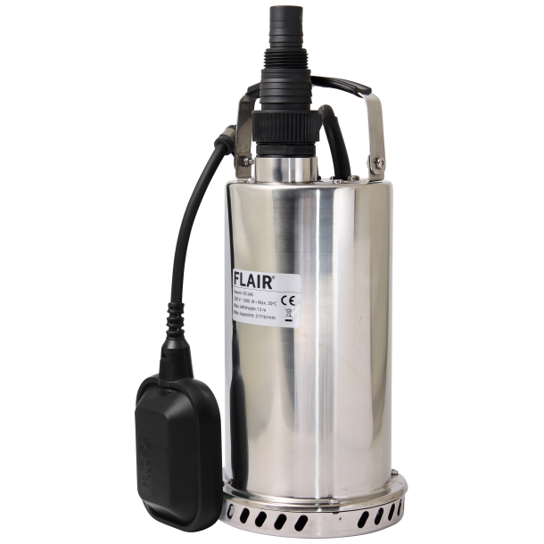 FLAIR dykpumpe rustfri 1.1/4" 220 l/m 1000W 1000SX