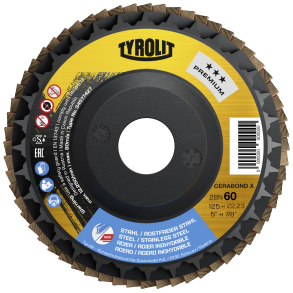 TYROLIT Cerabond Flapdisc 125mm K 60