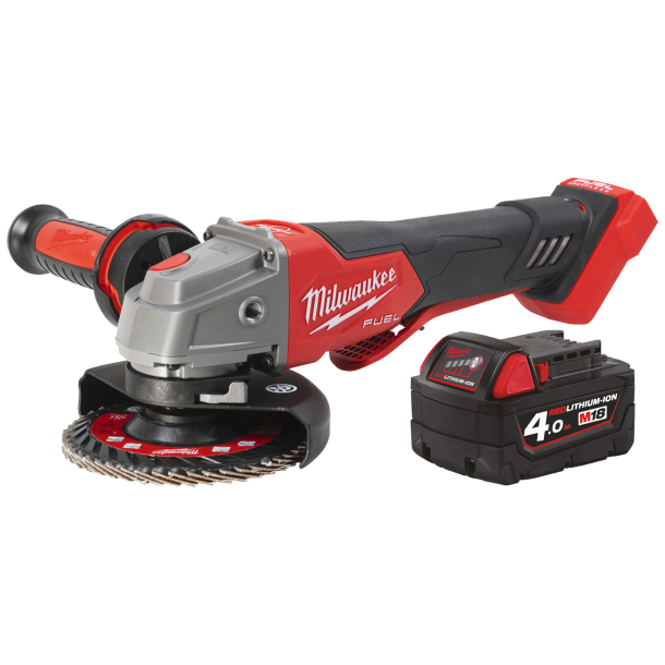 MILWAUKEE akku vinkelsliber M18 FSAGV125XPDB-0X Fuel + batteri M18 B4