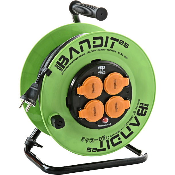 BANDIT Kabeltromle 25M 3G x 1.MM2