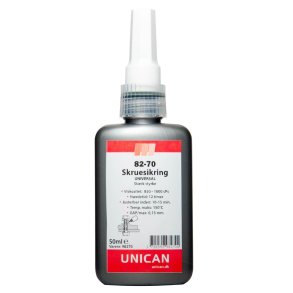UNICAN 82-70 Skruesikring STRK 50ml