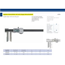 Skydelre MIB digital indvendig 150 mm