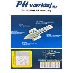 Rullepinol MK 4 m/lang spids