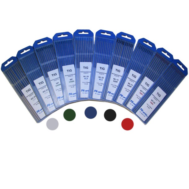 Wolfram elektrode sort 2.4x175mm