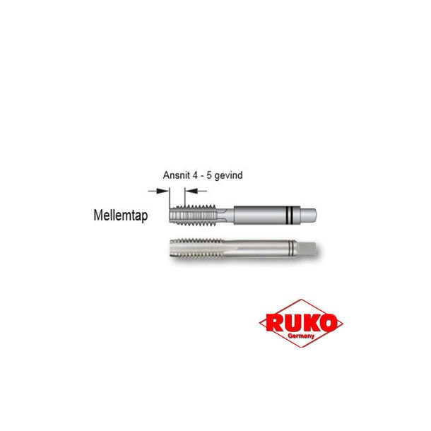 Hndtap HSS DIN 352 "Mellemtap" M24 x 3