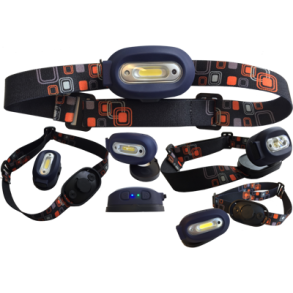 BATO Opladelig pandelampe m/magnet og sensor