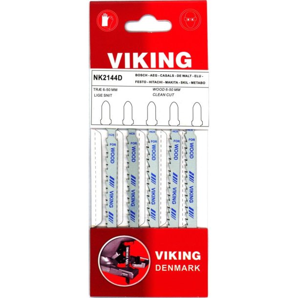 Stiksavklinge Tr, Skre Lngde: 75mm (5stk)