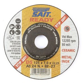 SAIT Skrubskive 125x7.0mm - Ceramisk