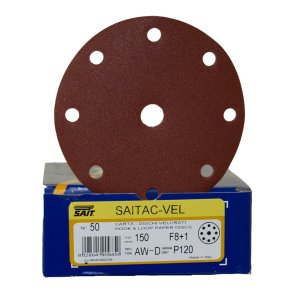 SAIT Fiberrondel Velkro 150 K40