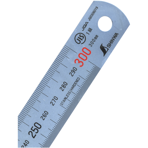 SHINWA St�llineal 300x25x1mm