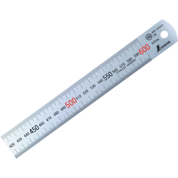 SHINWA St�llineal 600x30x1.5mm