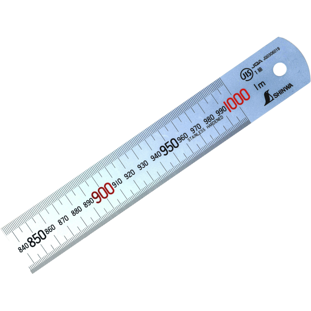 SHINWA St�llineal 1000x35x1.5mm