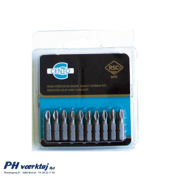 Cento bits PH1 x25mm (10stk)