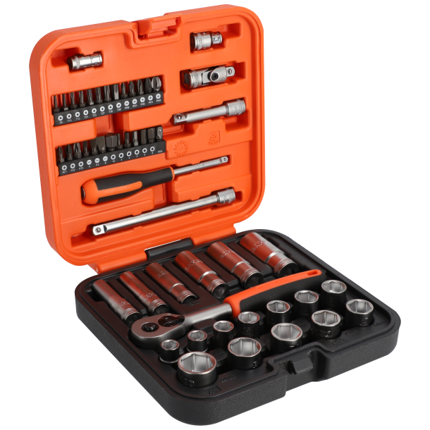 BAHCO Topnglest m/bits S51MC3H 1/4"+3/8" (50 dele)