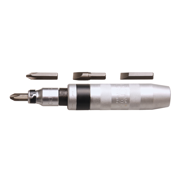 Slagskruetrkker m/4 stk 1/2" bits