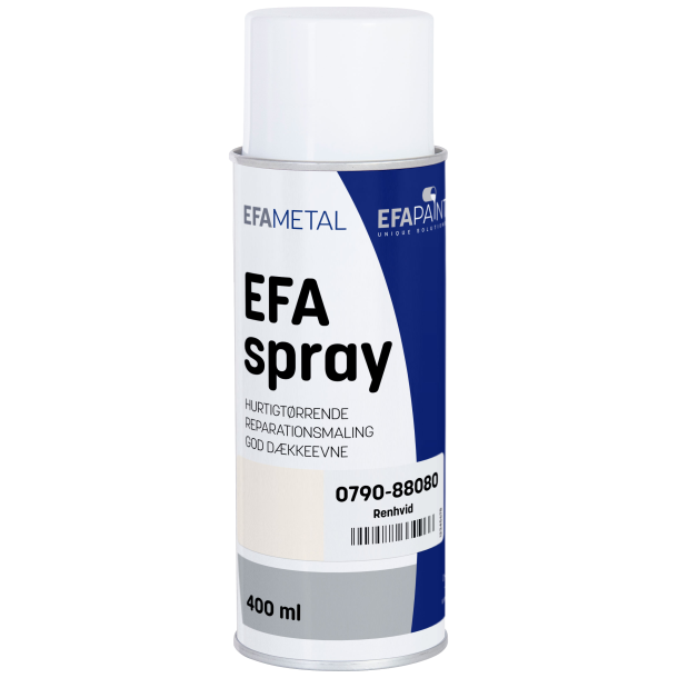 Efaspray RAL9010 renhvid 400 ml