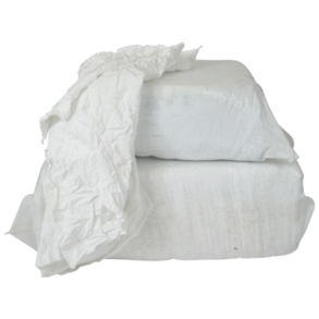 Hvide klude bomuldslinned 1. klasse 10 kg i sk