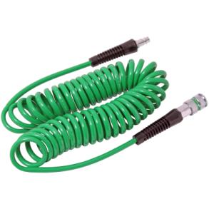 Spiralslange PU 5×8 mm, 4 mtr