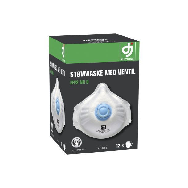 Stvmaske m/ventil (ske &aacute; 12 stk.)