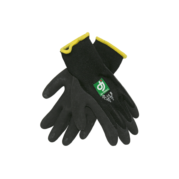 Vinterhandske m/touch latex halvdyp str. 10