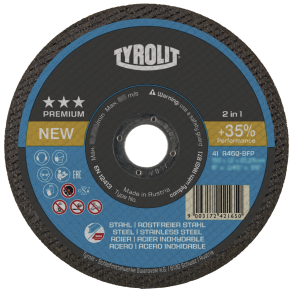 TYROLIT Skreskive 2-i-1 Prem. 125x1,0 mm