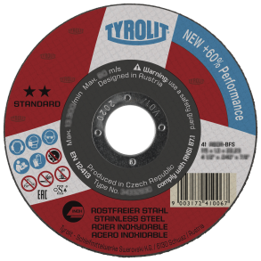 TYROLIT Skreskive rustfri Std. 125x1,6 mm