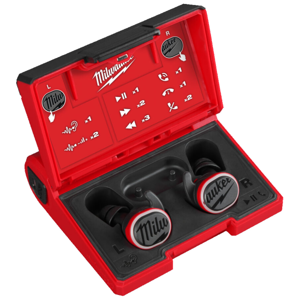 Milwaukee In-ear hrevrn m/bluetooth L4 RLEPB-301