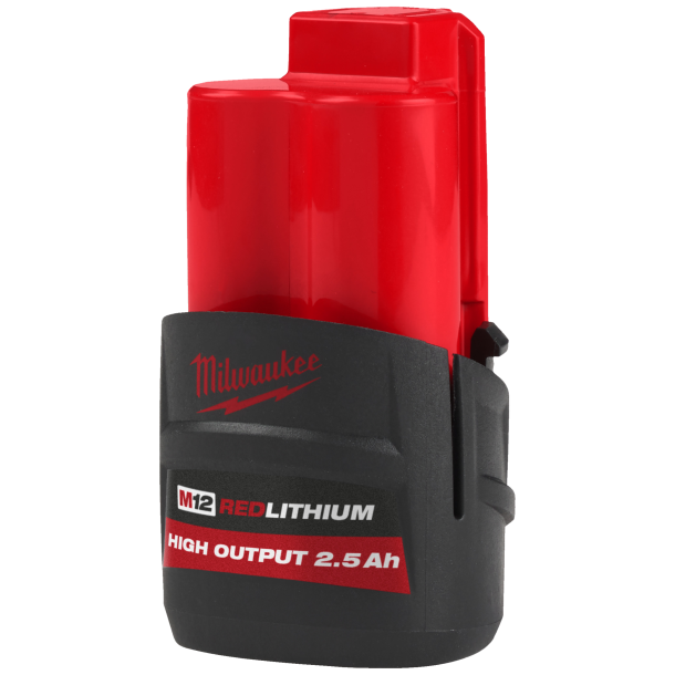 MILWAUKEE Batteri 12V/2,5Ah Li-ion M12 HB2.5 High Output
