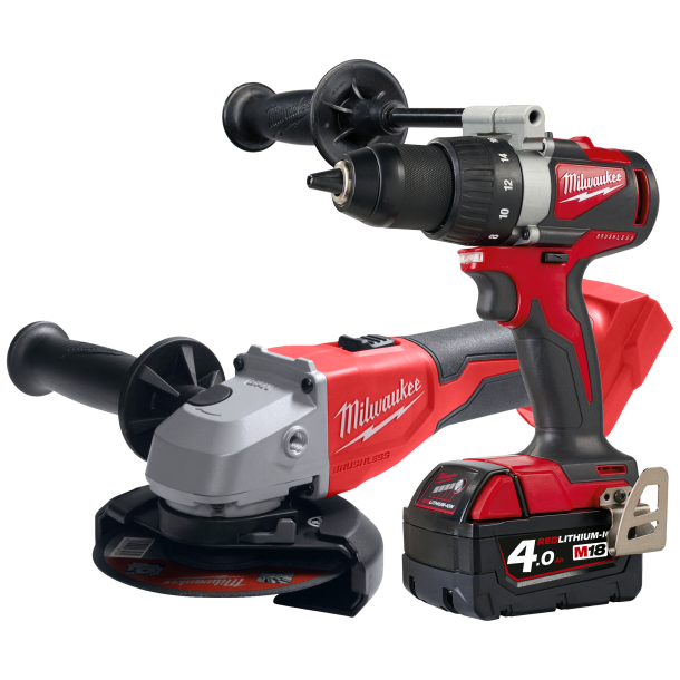 MILWAUKEE Sampak M18: BLDD2-402X+BLSAG125X-0