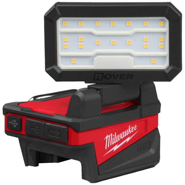 MILWAUKEEE Arbejdslampe 18V 65-1000 Lumens, SOLO UDEN BATTERI OG LADER