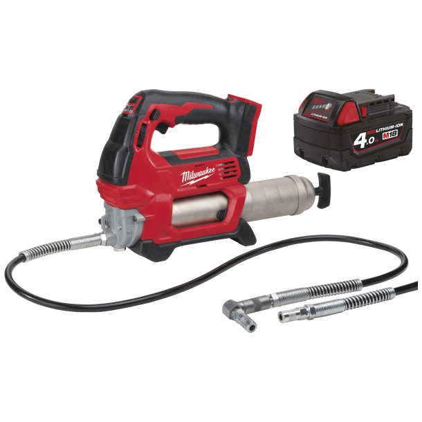 MILWAUKEE Sampak M18: Fedtpresse GG-0 + batteri B4