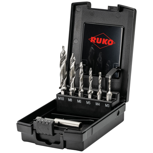 Kombitapst HSS 1/4" 6kt M3-10 FlowStep