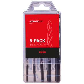 Spiralborst HSS-G DIN338 Flowstep 4-5-6-8-10mm